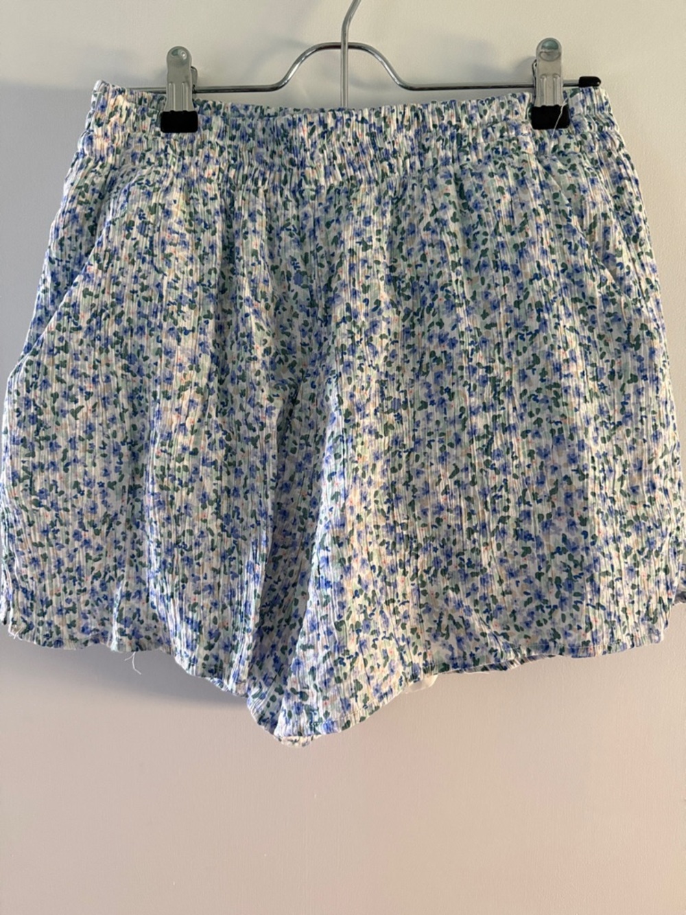 Ardene Blue Floral Elastic-Waist Women’s Shorts